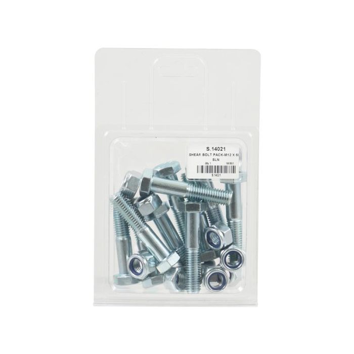 Boulon de cisaillement, M12x60mm (10 pièces Agripak)