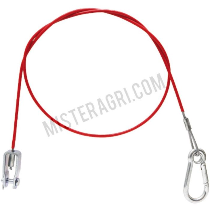 Breekkabel - karabijnhaak, gaffelkop