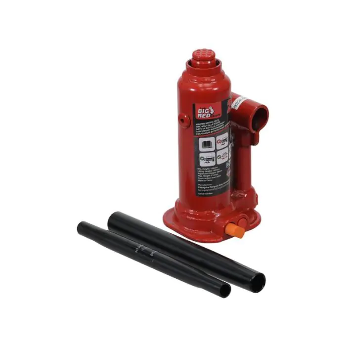 Krik Laag Sakura Hydraulische Krik Op Wieltjes 2 Ton - Hefbereik 135-330 Mm - TÜV/GS Goedgekeurd (SS5191) Garage Krik