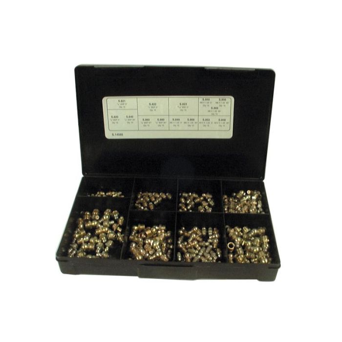 Smeernippel Assortiment (Metrisch & Inch) (Handipak 185 stuks)