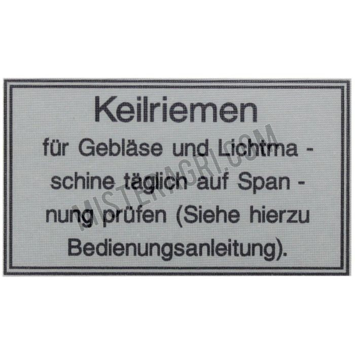 Sticker - ventilator