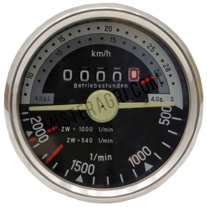 Tractormeter - draairichting rechts 28 km/h