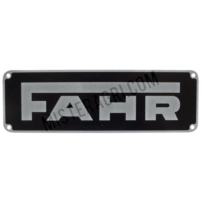Embleem - 235 x 75 mm, gatafstand: 220 x 62 mm