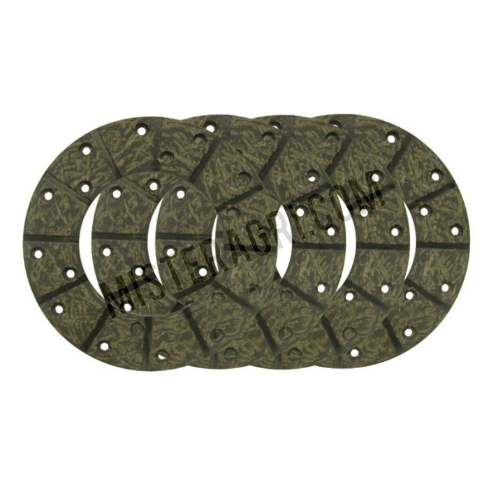 Remvoering - voor voetrem, Ø: 178 mm, 4 stuks, met klinknagels