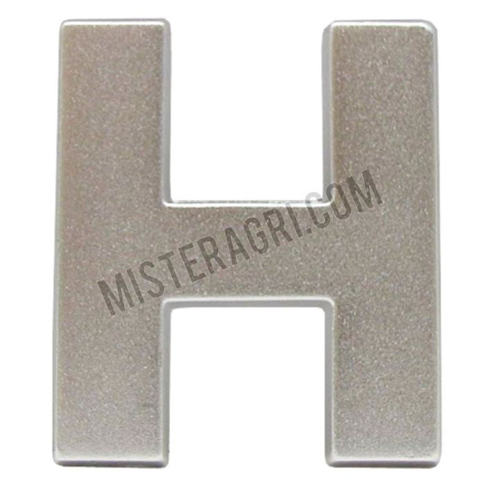 Lettre H - hauteur 38 mm Lettre H - hauteur 38 mm