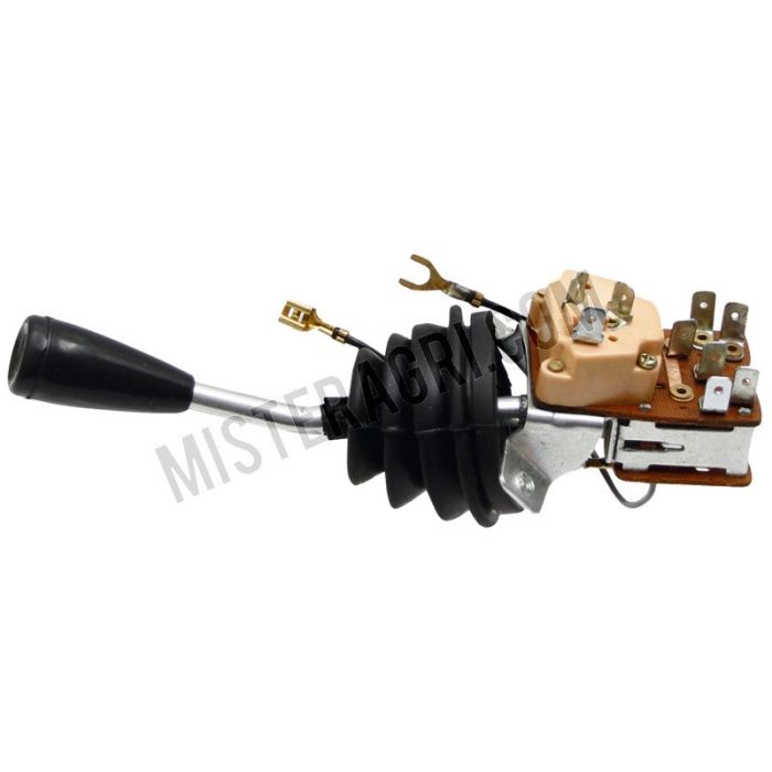 Interrupteur combiné - levier courbé, double circuit
