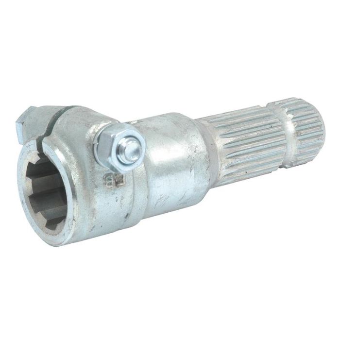 Rallonges de transmission - Rainure de clavette interne 1 3/8 - 6 x Rainure de clavette externe 1 3/8''. - 21 avec boulon de serrage. Rallonges de transmission - Rainure de clavette interne 1 3/8 - 6 x Rainure de clavette externe 1 3/8''. - 21 avec boulon de serrage.