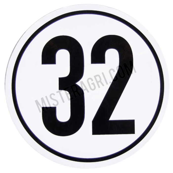 Autocollant - 32 km/h Autocollant - 32 km/h