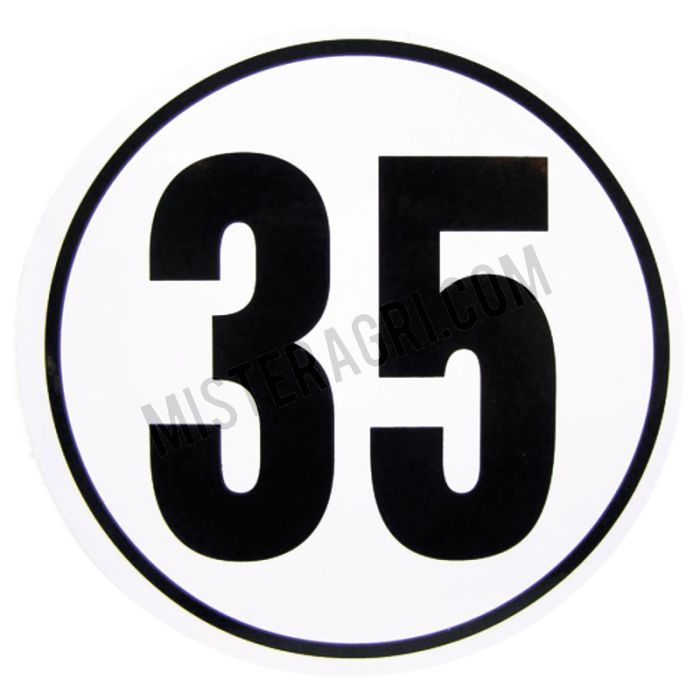 Autocollant - 35 km/h