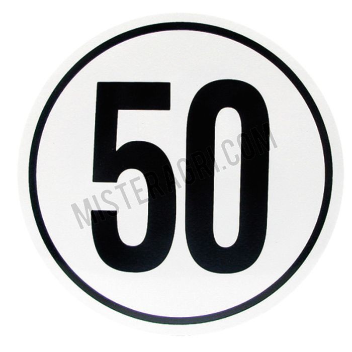Autocollant - 50 km/h