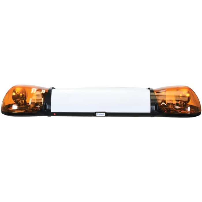 Zwaailichtbalk - Halogeen - 4 Bouten, Totale lengte: 1000mm, 24V.