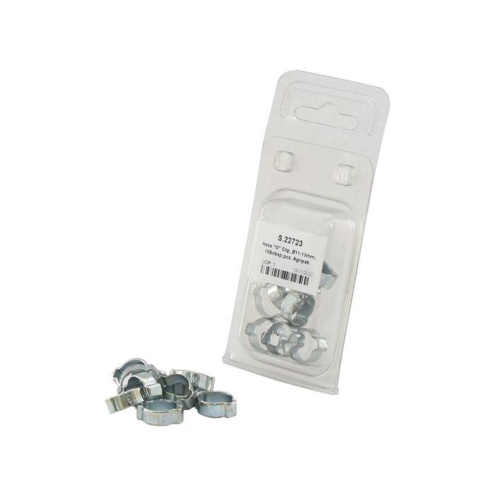 Schlauchschelle, Ø11-13mm, 10 Stück Agripak.