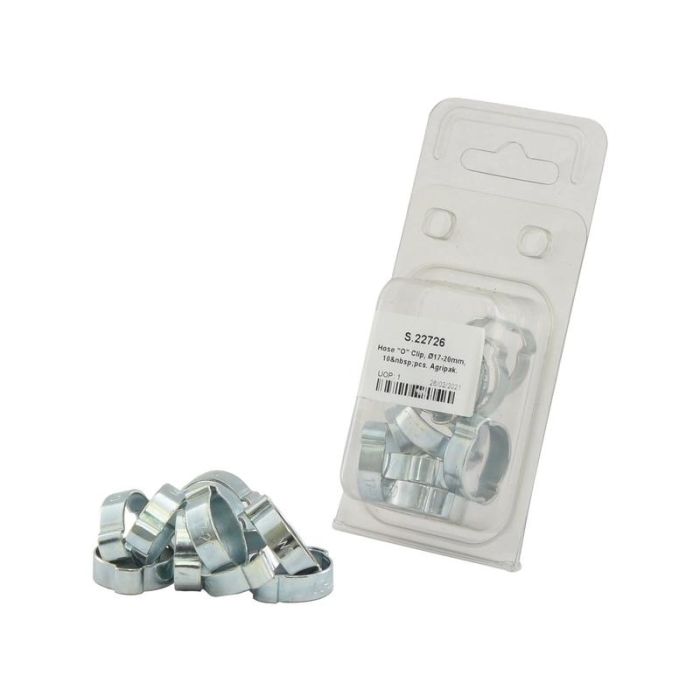 Schlauchschelle, Ø17-20mm, 10 Stück Agripak.