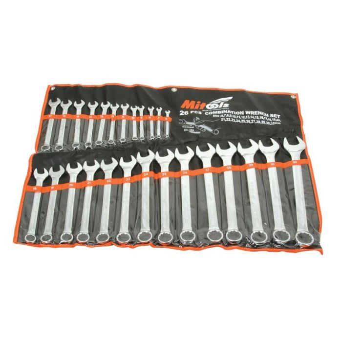 Ring-Steeksleutelset (26 stuks) 6 - 32mm