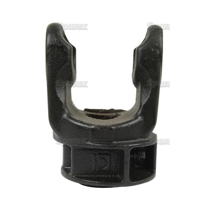 Fourche à dégagement rapide de transmission (dimensions de la pièce transversale : 34,9 x 93,5 mm) Taille : 1 3/8" x 21 dents Fourche à dégagement rapide de transmission (dimensions de la pièce transversale : 34,9 x 93,5 mm) Taille : 1 3/8" x 21 dents