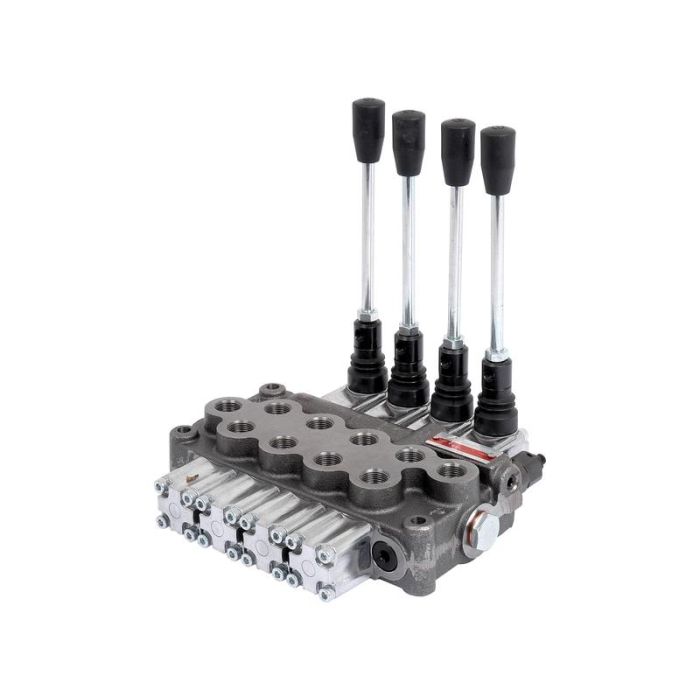 VENTIELBLOK / MONOBLOCK 3/8\" 4 SECT. D/D/D/D