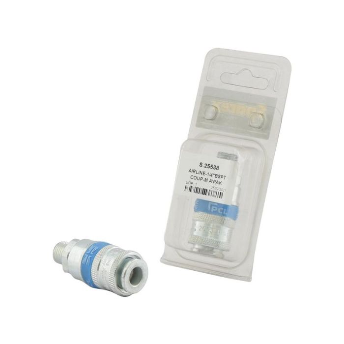Luchtslang-1/4\"BSPT COUP-M A'PAK