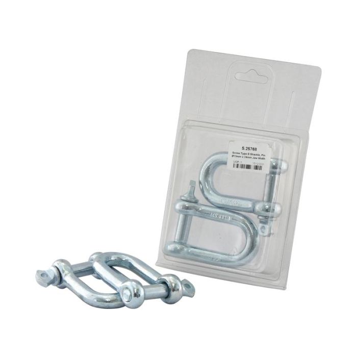 D-Clasp galvanisé, goupille Ø12mm x 24mm largeur de griffe (2 pièces Agripak) D-Clasp galvanisé, goupille Ø12mm x 24mm largeur de griffe (2 pièces Agripak)