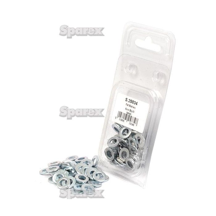 Asborgringen, ID: 6mm (Din 125A) 50stuks Agripak Asborgringen, ID: 6mm (Din 125A) 50stuks Agripak