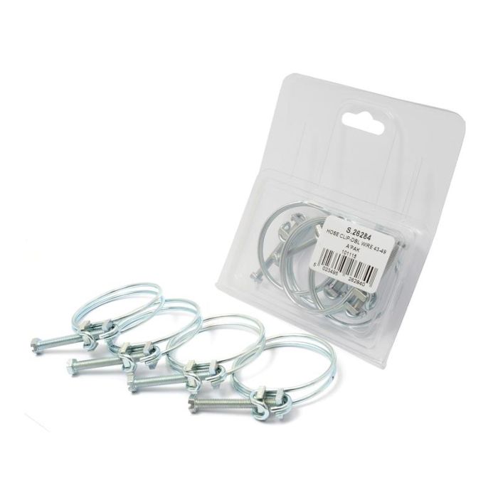 Schlauchschelle, Min Ø44mm, Max Ø49mm. 4Stück Agripak.