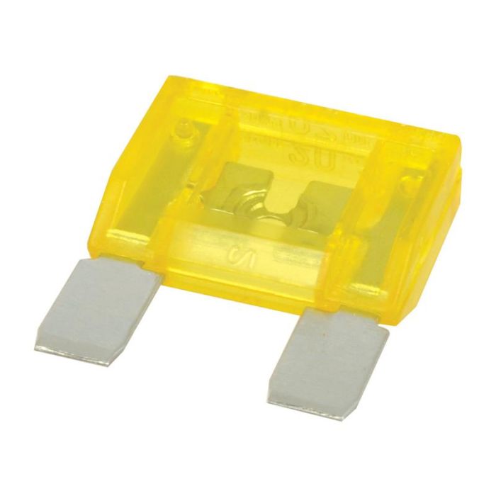 Fusible latéral Maxi, 20 ampères Jaune