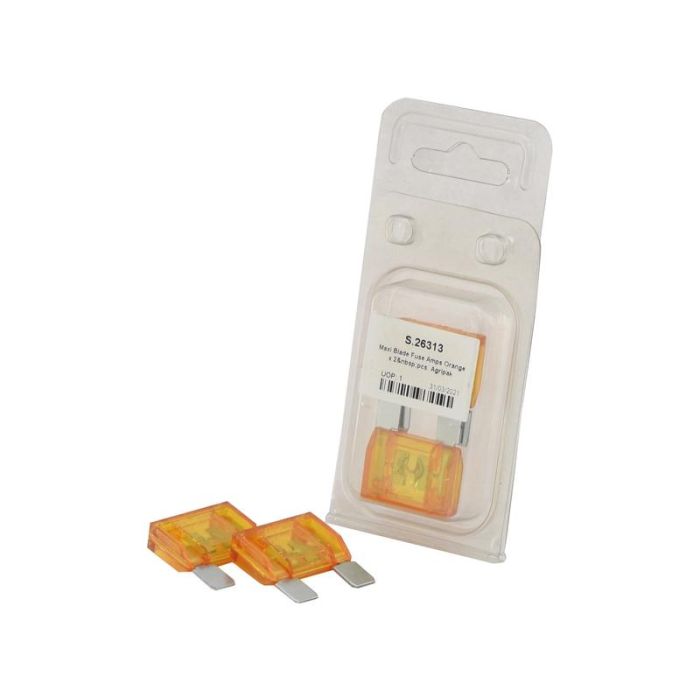 Fusible latéral Maxi 40 ampères Orange x 2 pcs Agripak