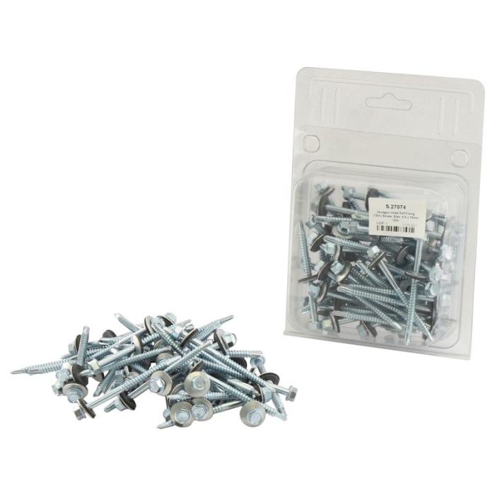 Zelfborende schroef 5.5x70 verzinkt DIN 7504K Agripak Zelfborende schroef 5.5x70 verzinkt DIN 7504K Agripak