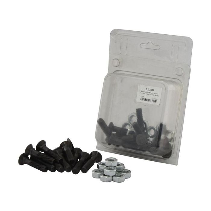 Ploegbout - M10 x 45mm, Treksterkte 8.8 (12stuks Agripak) Ploegbout - M10 x 45mm, Treksterkte 8.8 (12stuks Agripak)