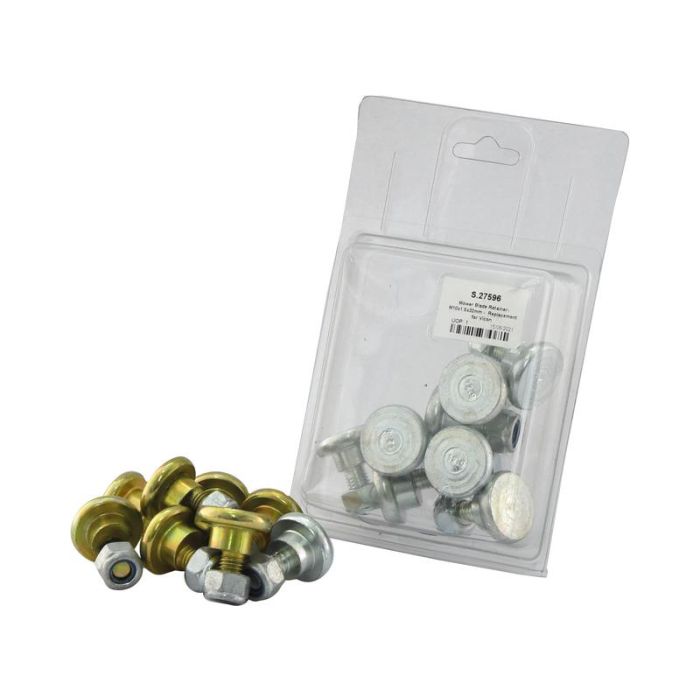 Mesbout + moer- M10 x 1.50x32mm -  Vervanging voor Vicon (8 stuks Agripak)