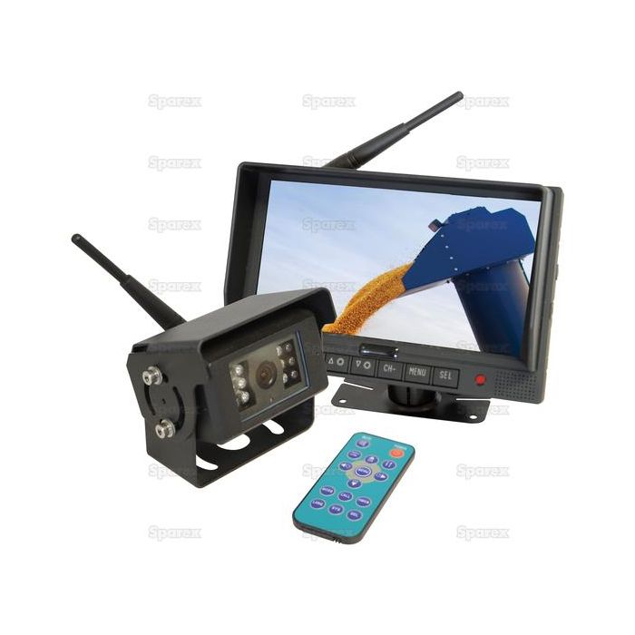 Draadloze achteruitrij camera systeem met 7'' LCD monitor & 1 camera