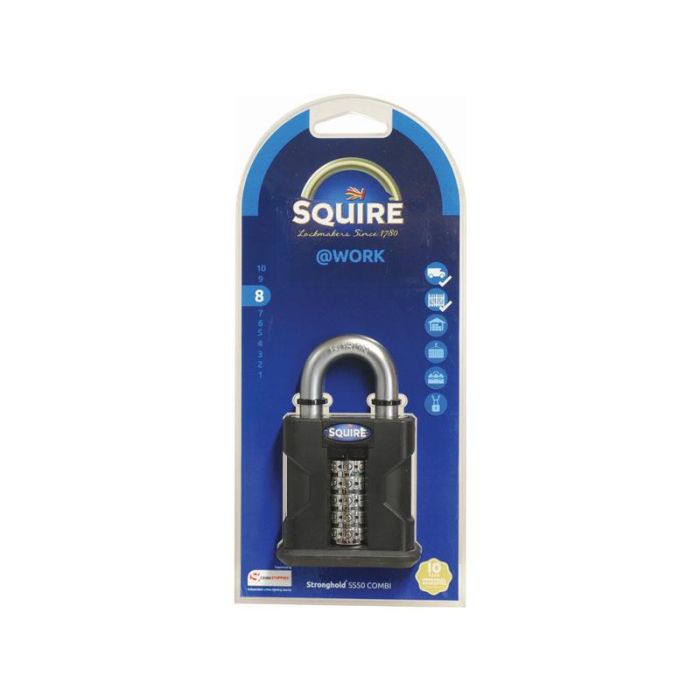 Squire Recodable Stronghold Padlocks - Hardened Staal (Security rating: 8)