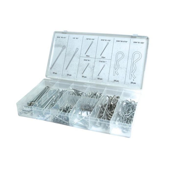 Assortiment d'épingles à cheveux et d'épingles à fente 260 pièces