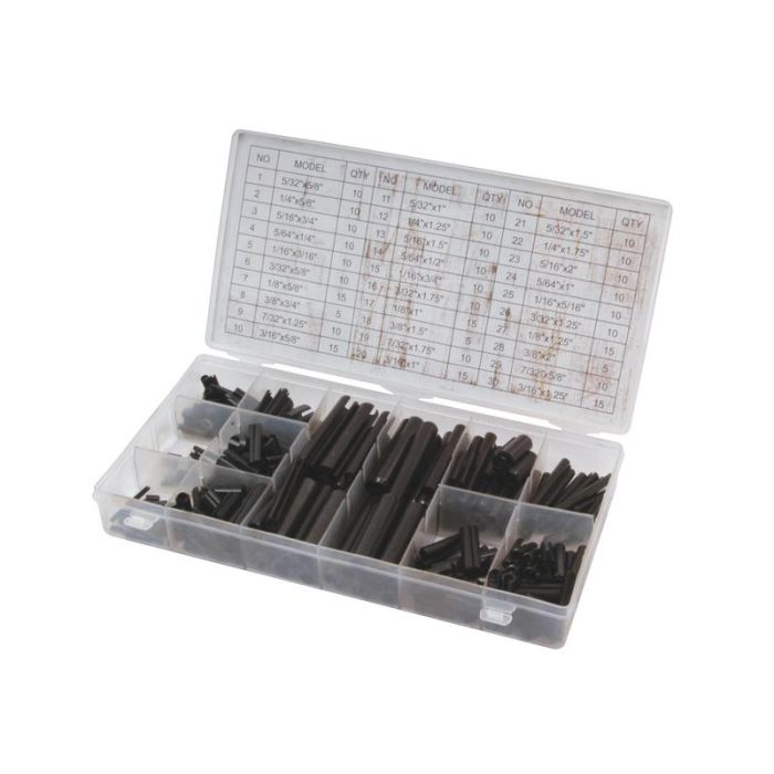 Plasticdoos Spanstiften - Assortment, 315stuks (Din: 1481) Agripak.