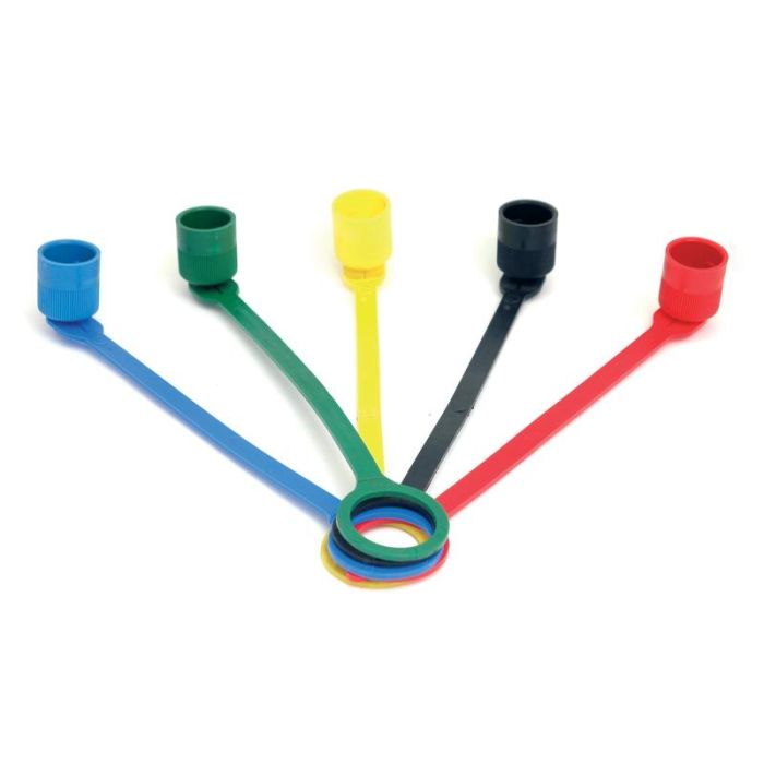 Capuchon de poussière Raccord femelle 1/2'' vert à face plate