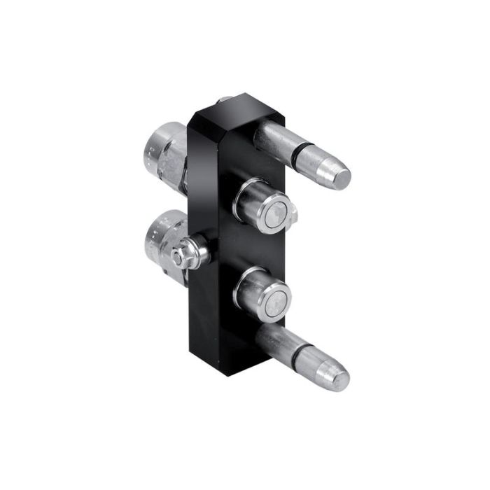 Accouplement Multifaster 2 Ports 3/8'' x 1/2'' insertion BSP pièce mobile 2PB06