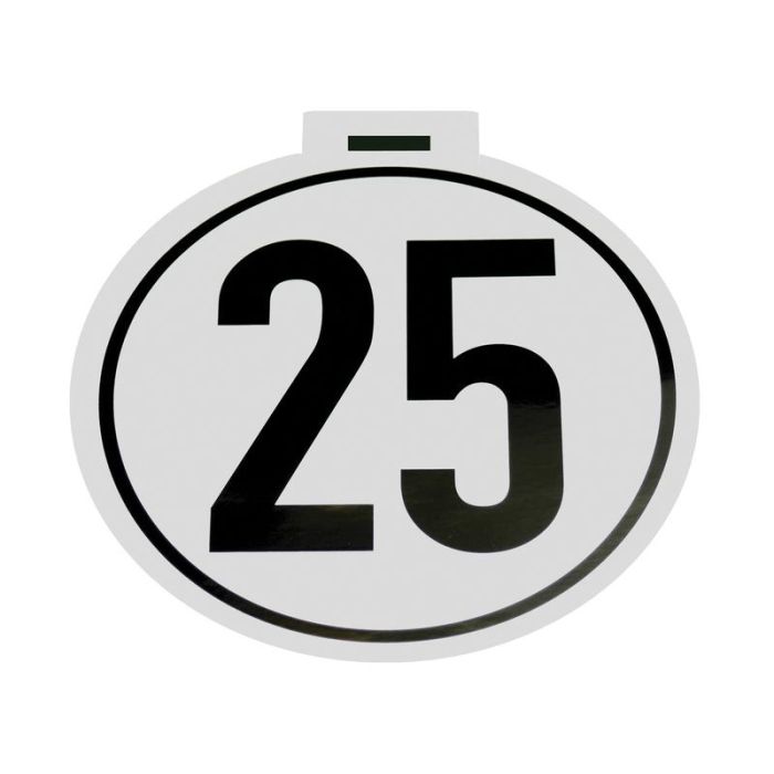 Autocollant kilométrique 25Km/h