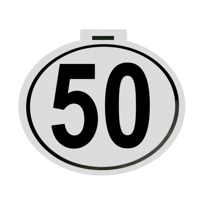 Kilometer Sticker 50Km/h Kilometer Sticker 50Km/h