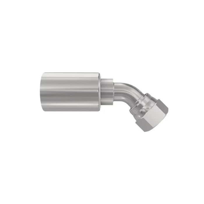 Parker JIC 37° Perskoppeling 1/4'' x 1/2'' - 20TPI Vrouw Wartel 45°