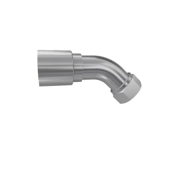 Parker Metrisch 24° Perskoppeling 5/16'' x M18 x 1.50 (12L) Vrouw Wartel met O-Ring 45°