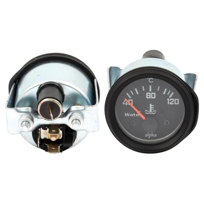 Meter watertemperatuur, Bedrijfstemperatuur: +40°C naar +120°C, 12V
