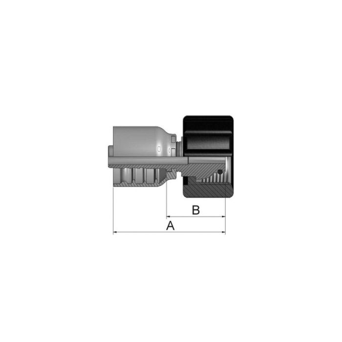 Parker Metrisch Perskoppeling Hogedrukreiniger 1/2'' x M22 x 1.5 Parker Metrisch Perskoppeling Hogedrukreiniger 1/2'' x M22 x 1.5
