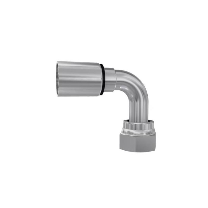 Parker ORFS Perspilaar 1/4'' x 9/16'' - 18TPI Vrouw Wartel 90° (Lang)