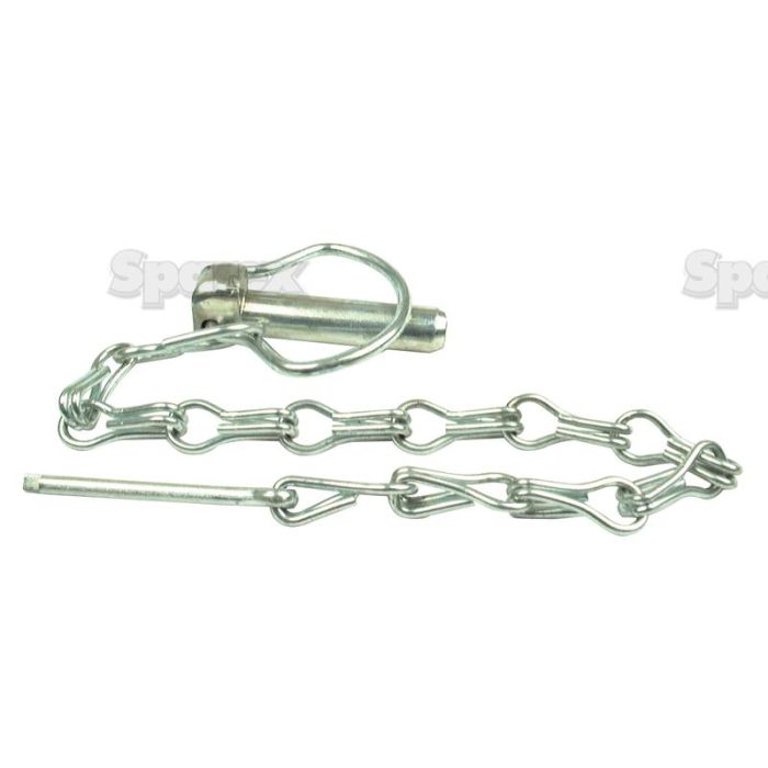 Borgpen D-type Ø6x44.5mm met ketting
