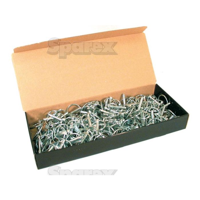 Ronde Borgveer, Pen Ø9mm x 44.5mm (150stuks Kleine emmer)