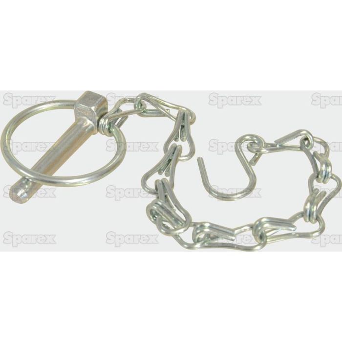 Borgpen Ø8x44.5mm met ketting Borgpen Ø8x44.5mm met ketting