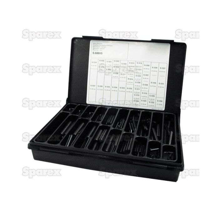 Plasticdoos Holspieen Assortment - (324stuks) Compak. Plasticdoos Holspieen Assortment - (324stuks) Compak.