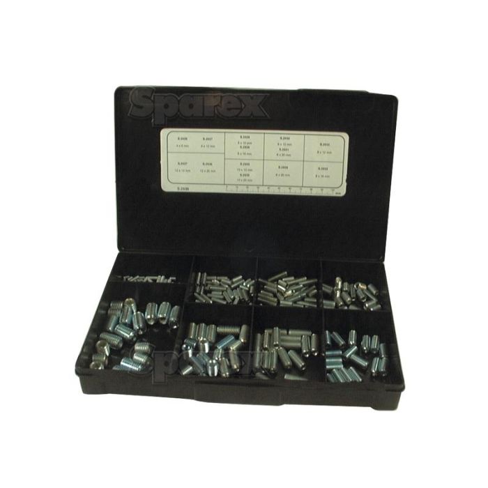 Assortimentsdoos inbusstelbouten M4 - 12x6 - 20 8.8 DIN 916 220 stuks