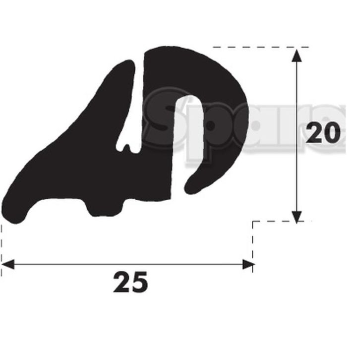 Deurrubber -  Type