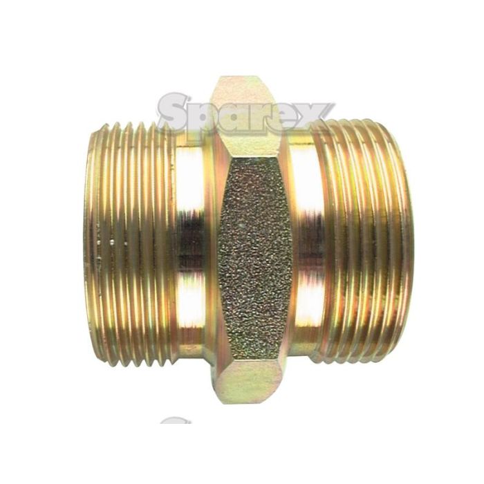Adaptateur hydraulique (limité à 1/32'') 3/8'' BSP mâle x 3/8'' BSP mâle x 3/8'' BSP femelle. BSP mâle x 3/8 BSP mâle