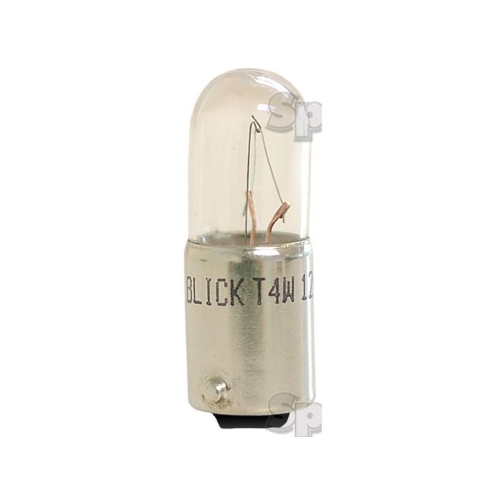 Gloeilamp (Gloeidraad) T4W, 12V, 4W, BA9s (Doos 1 stk.)